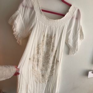Off the Shoulder Boho Dress